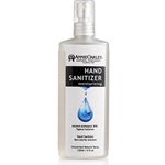 Hand Sanitizer 80% Alcohol.<br />Moisturizing-Unscented-Refillable<br>Liquid Rub. Natural Spray 4 fl oz
